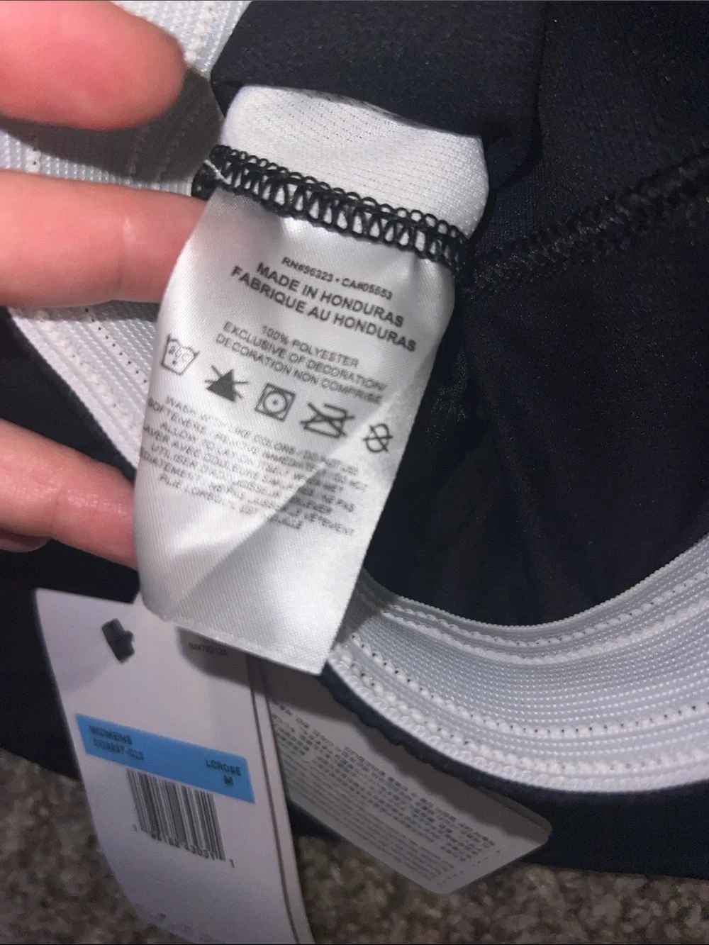 NWT! Nike Black Athletic Skirt w/ White Stripe and White Swoosh Accent Size MED